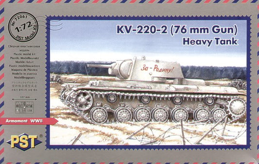 PST 72061 1:72 Soviet KV-220-2 (76mm Gun) Heavy Tank