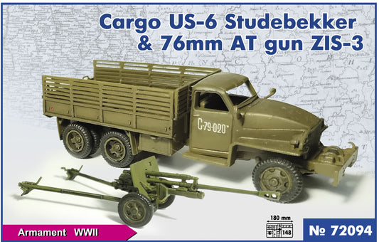 PST 72094 1:72 Studebaker & 76mm AT gun ZIS-3