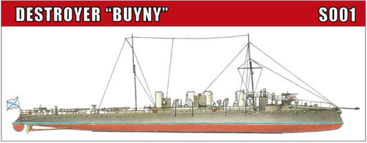 PST S001 1:200 Destroyer 'Buyny' Russian-Japan War 1904