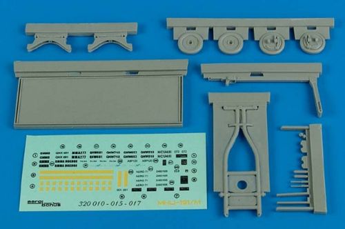 Aerobonus 320017 1:32 MHU-191I/M with Aero 71A Skid Platform