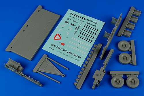 Aerobonus 320080 1:32 Flightline trailer F-2A (steel platform)
