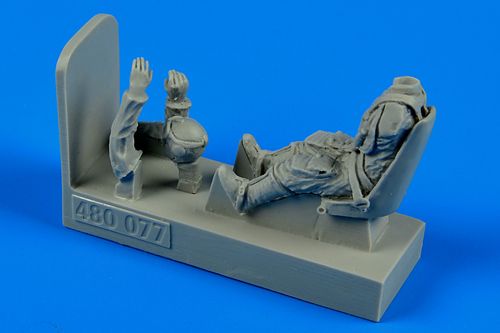 Aerobonus 480077 1:48 Luftwaffe Pilot with Seat for Bf-109E