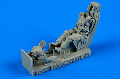 Aerobonus 480078 1:48 U.S. Navy Fighter Pilot with Ejection Seat for A-4A/B/C/E/F/M Skyhawk