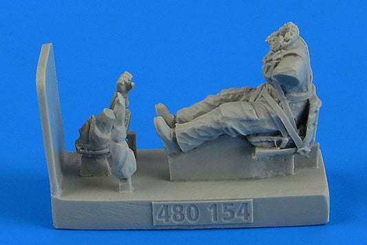 Aerobonus 480154 1:48 Soviet Woman Pilot WWII with Seat for Polikarpov Po-2