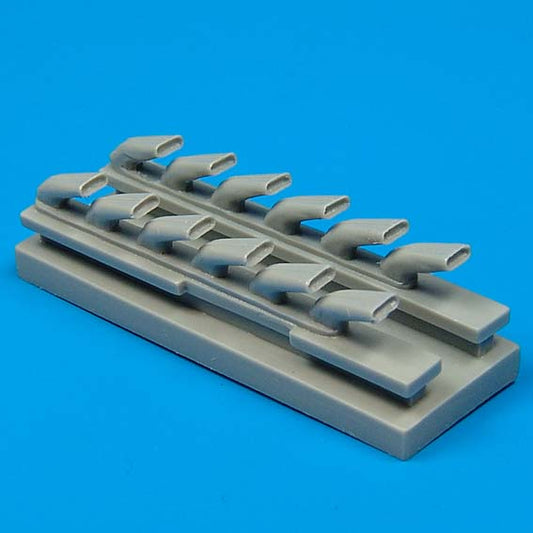 Quickboost (by Aires) 32010 1:32 Messerschmitt Bf-109G-6 Exhausts