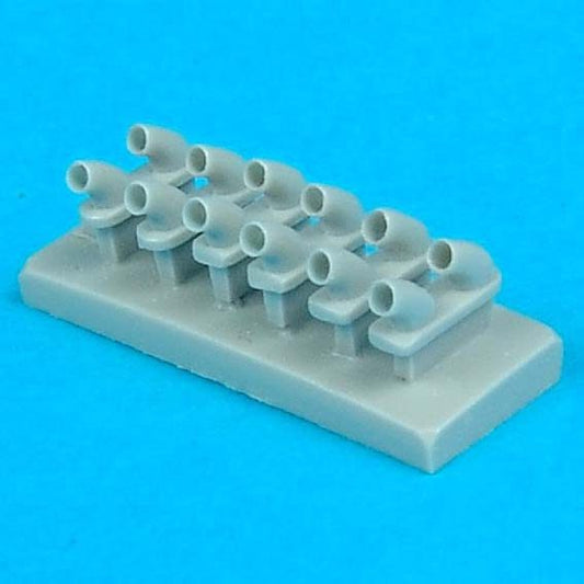 Quickboost (by Aires) 48041 1:48 Curtiss P-40E Kittyhawk/Warhawk Exhausts