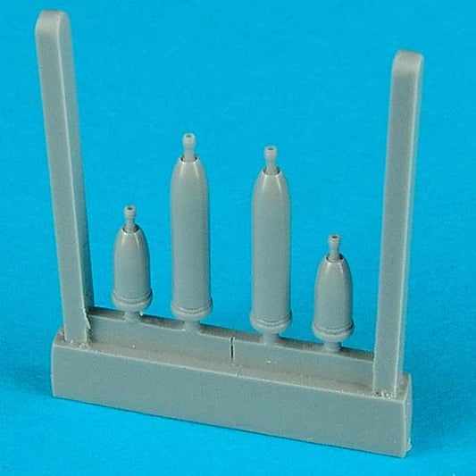 Quickboost (by Aires) 48065 1:48 Supermarine Spitfire Mk.24 Cannon Barrels