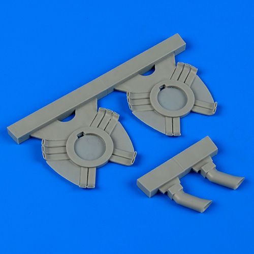 Quickboost (by Aires) 48571 1:48 Kawasaki Ki-45 Nick exhaust