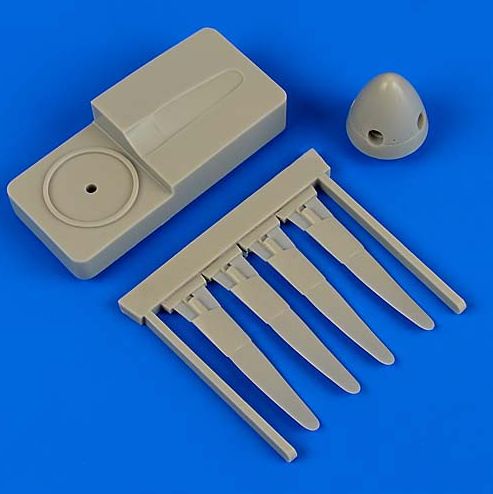 Quickboost (by Aires) 48707 1:48 North-American P-51B/P-51C/P-51D Mustang propeller with tool