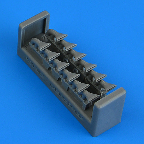 Quickboost (by Aires) 49212 1:48 Bell P-39Mk.I Airacobra Exhaust - Fishtail Type