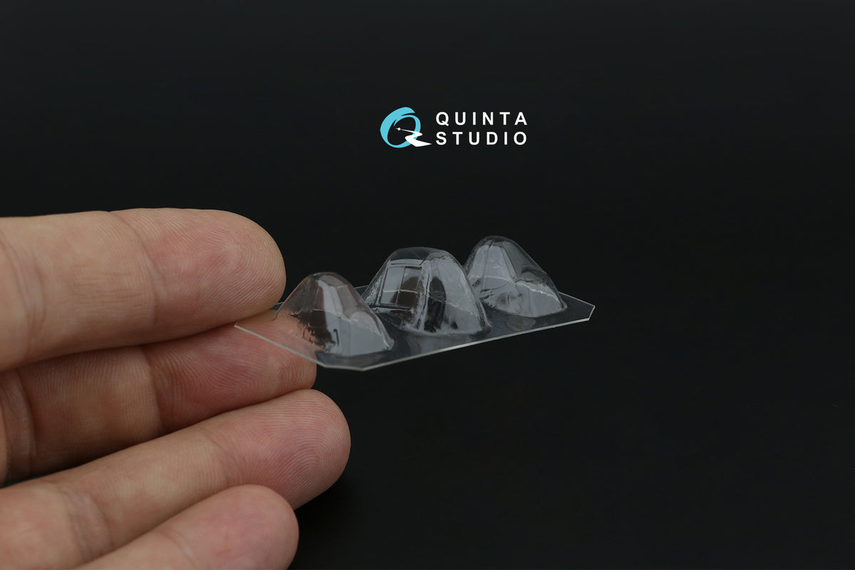 Quinta Studio QC72008 1:72 Grumman F6F-3/F6F-5 Hellcat vacuumed clear canopy
