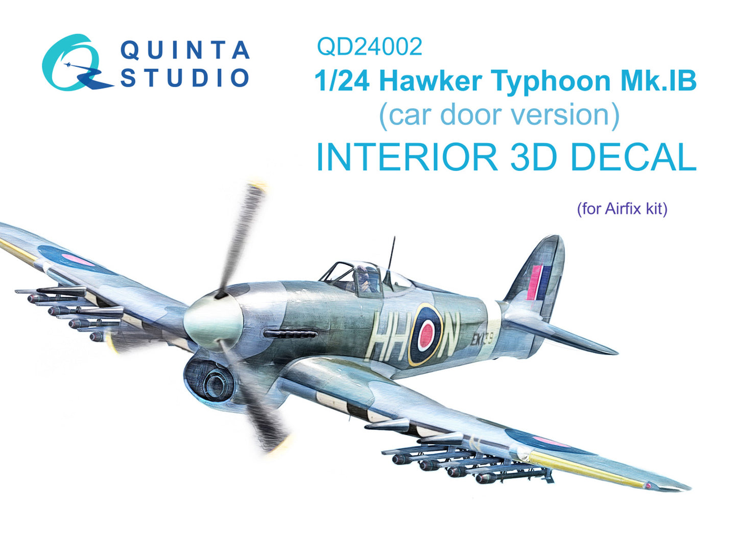 Quinta Studio QD24002 1:24 Hawker Typhoon Mk.IB (car door version)