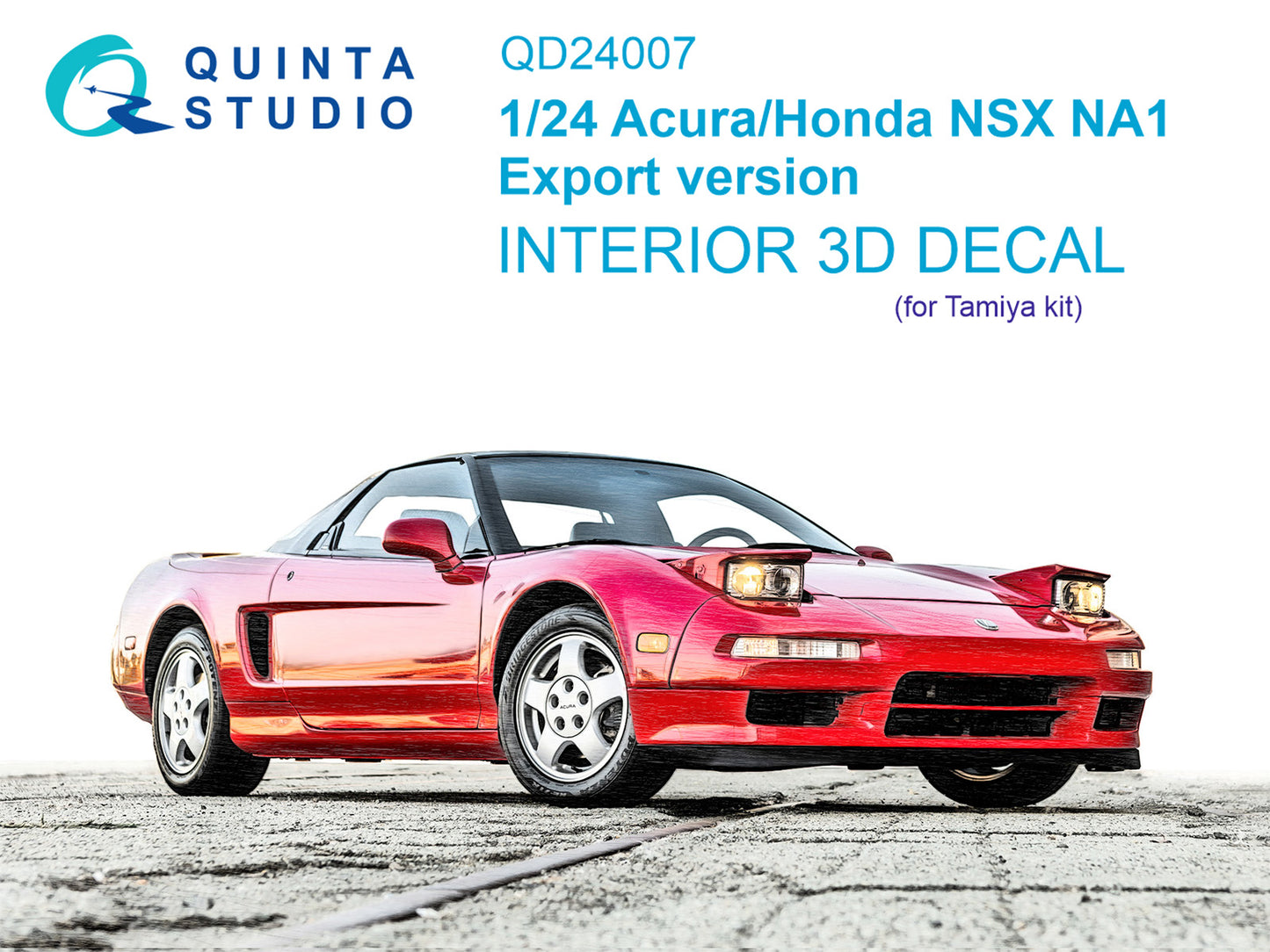Quinta Studio QD24007 1:24 Acura-Honda NSX NA1 Export version