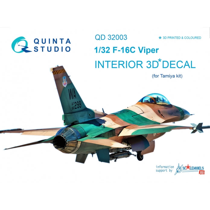 Quinta Studio QD32003 1:32 Lockheed-Martin F-16C Fighting Falcon