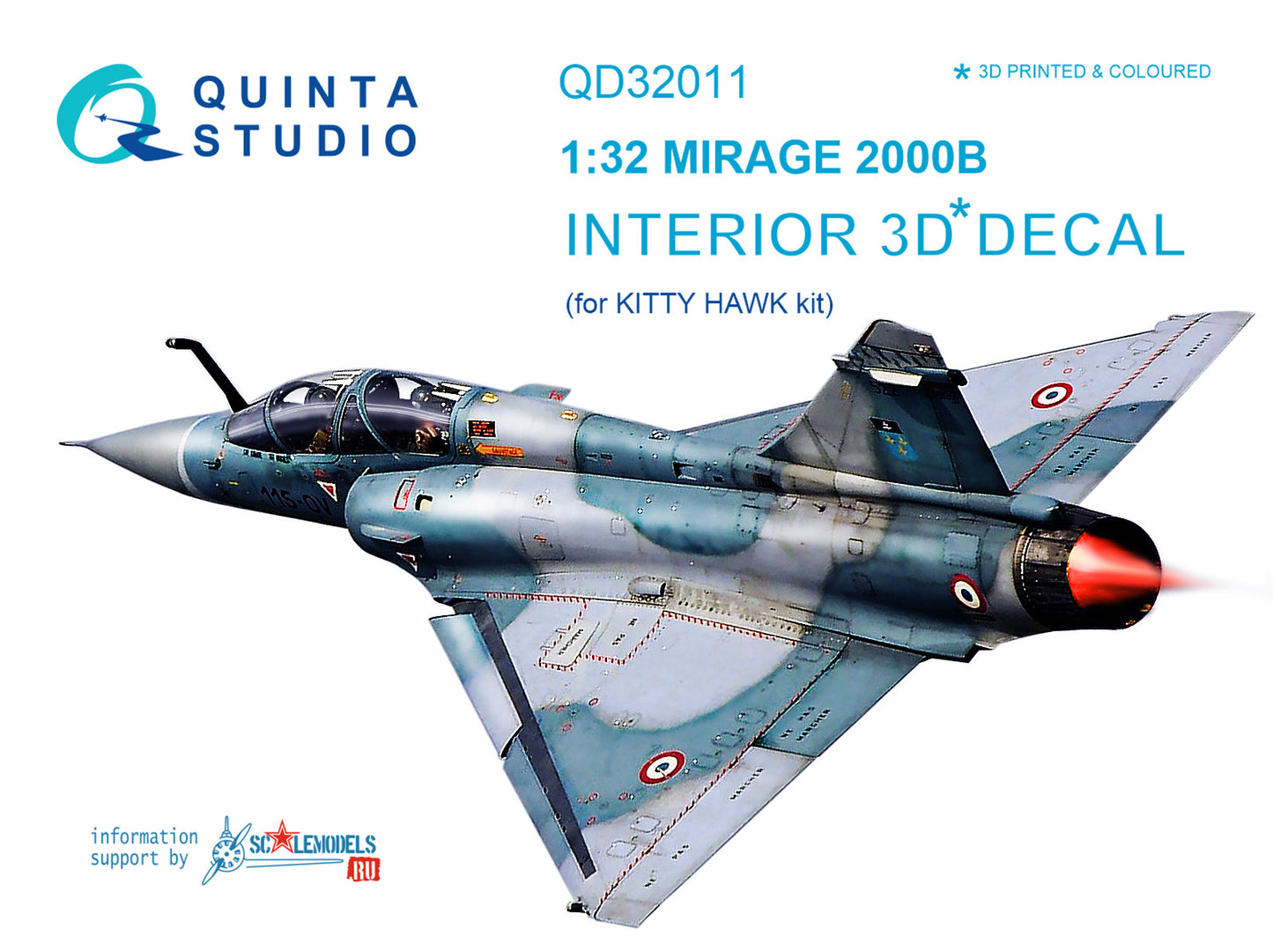 Quinta Studio QD32011 1:32 Dassault-Mirage 2000B