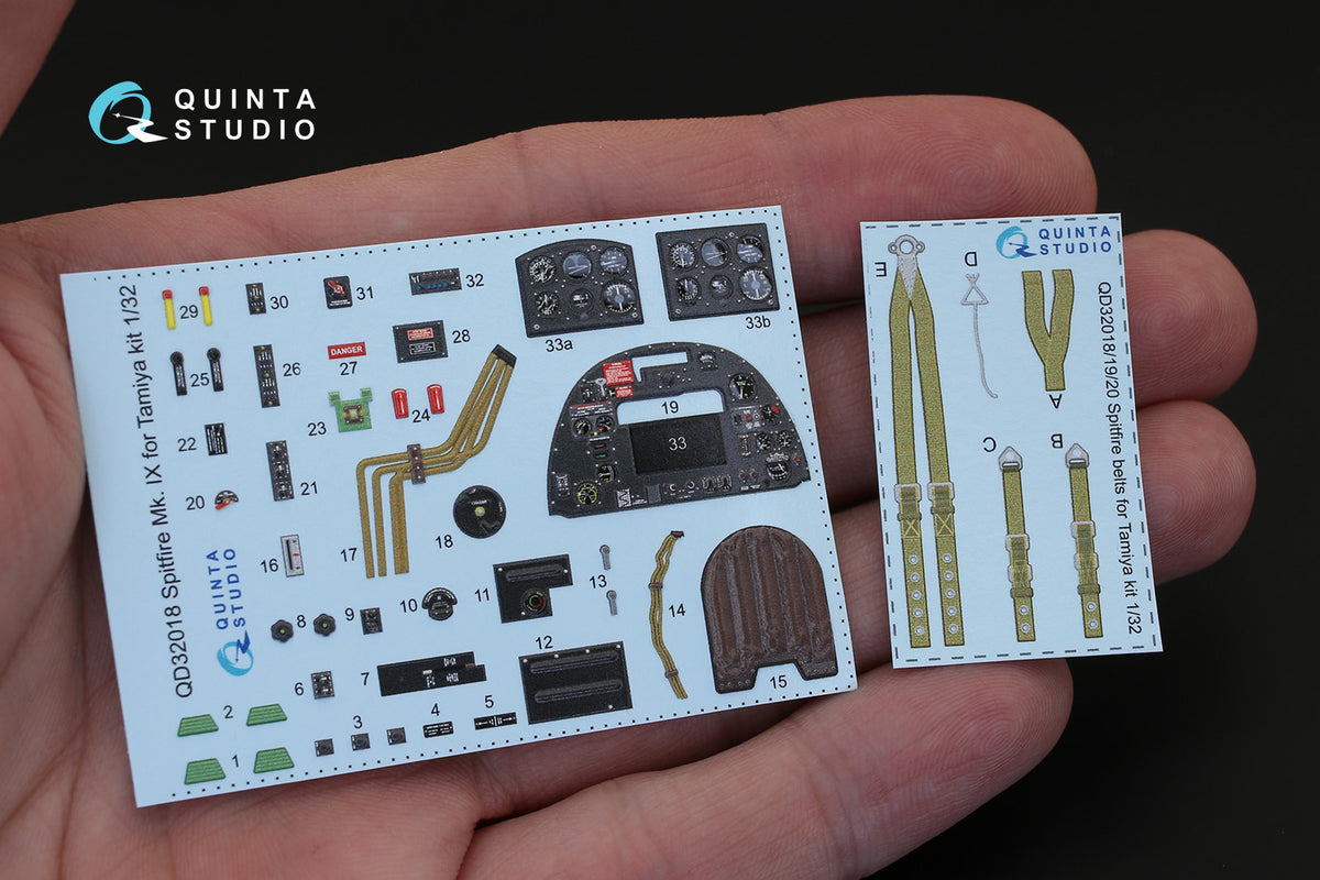 Quinta Studio QD32018 1:32 Supermarine Spitfire Mk.IXC