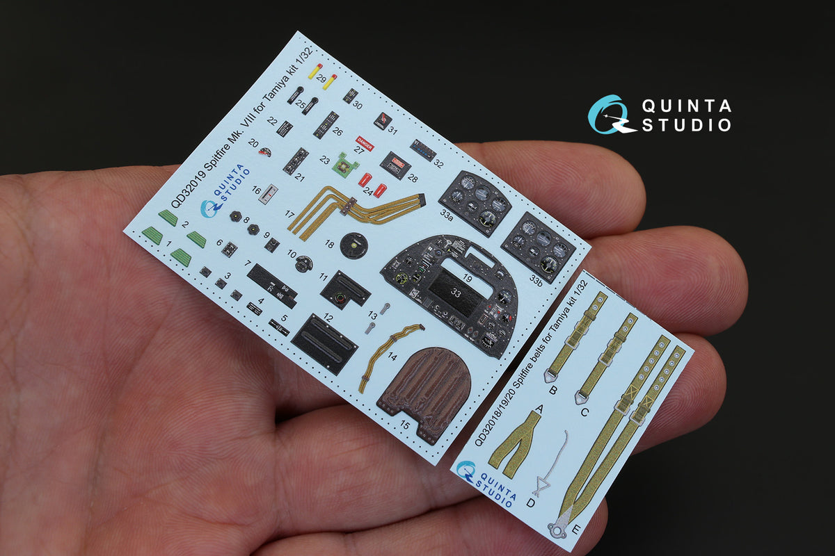 Quinta Studio QD32019 1:32 Supermarine Spitfire Mk.VIII