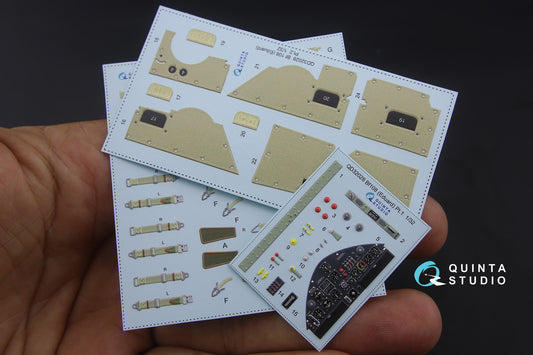 Quinta Studio QD32028 1:32 Messerschmitt Bf-108 3D-Printed coloured Interior