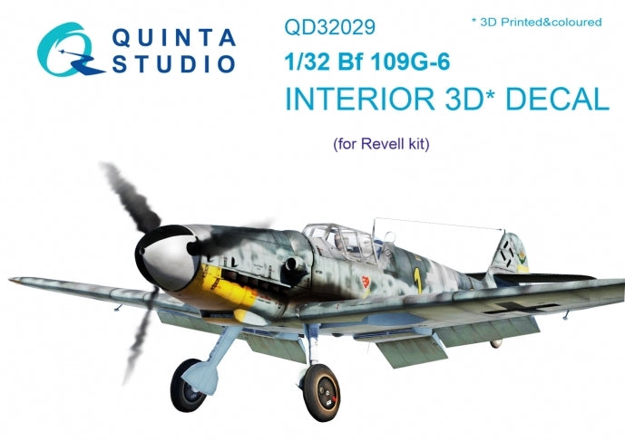 Quinta Studio QD32029 1:32 Messerschmitt Bf-109G-6