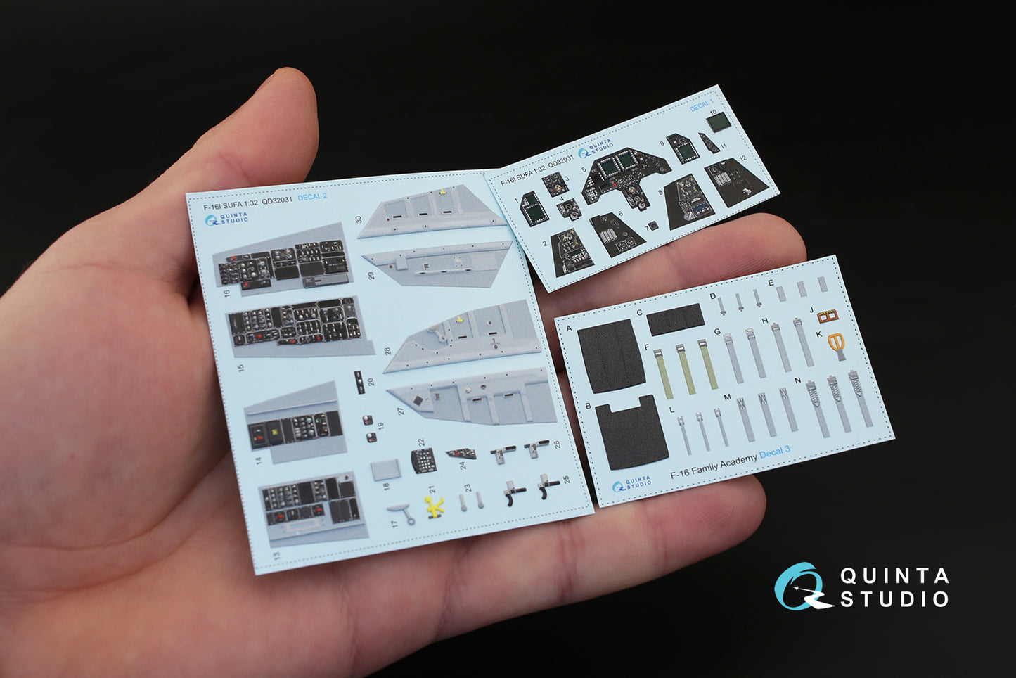 Quinta Studio QD32031 1:32 Lockheed-Martin F-16I Sufa 'Storm'