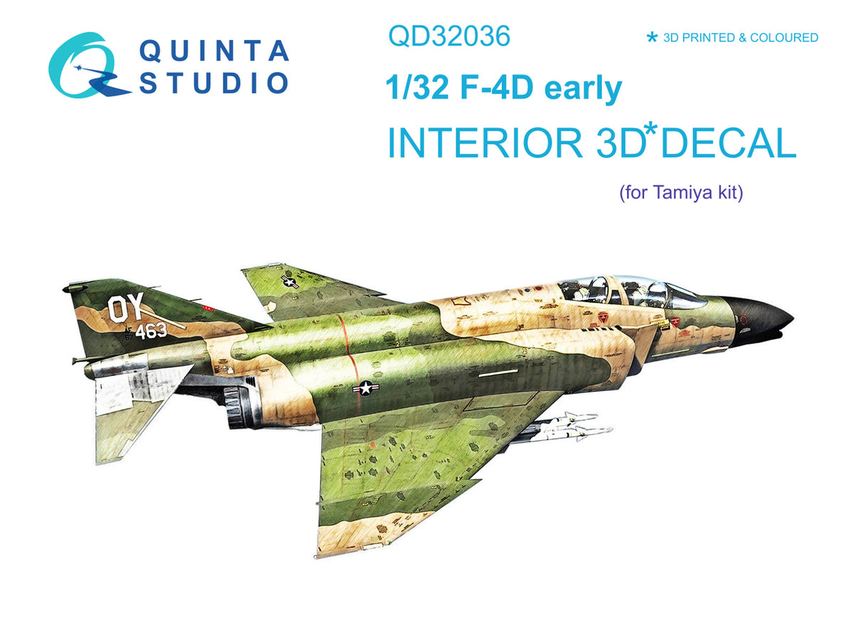 Quinta Studio QD32036 1:32 McDonnell F-4D Phantom