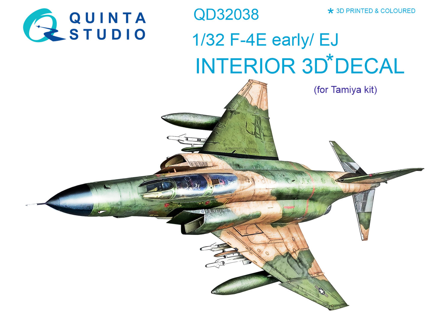 Quinta Studio QD32038 1:32 McDonnell F-4E early/F-4EJ Phantom