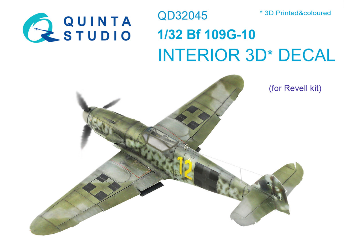 Quinta Studio QD32045 1:32 Messerschmitt Bf-109G-10