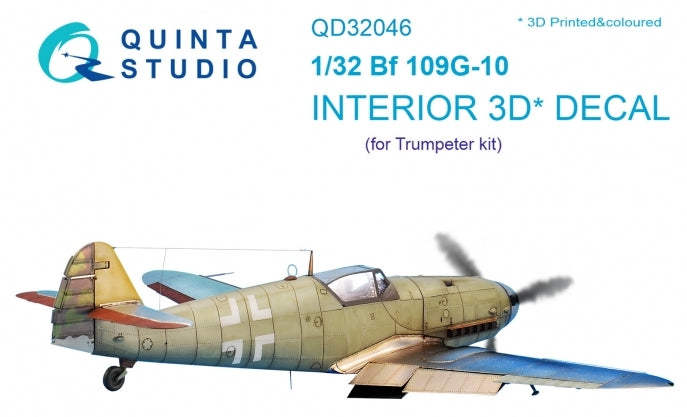 Quinta Studio QD32046 1:32 Messerschmitt Bf-109G-10