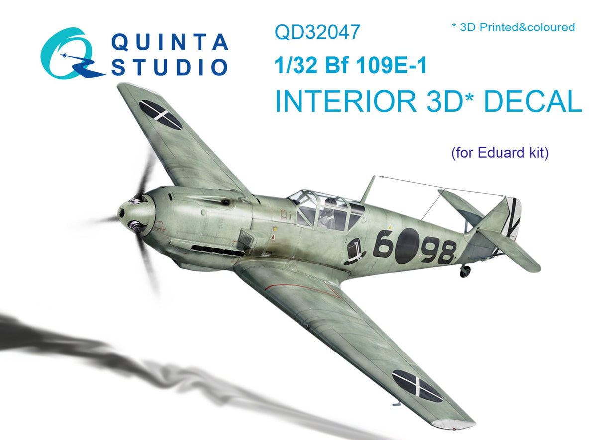 Quinta Studio QD32047 1:32 Messerschmitt Bf-109E-1