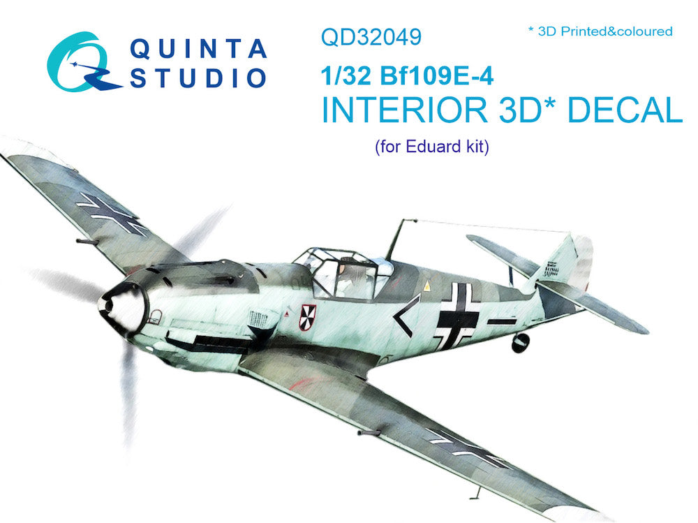 Quinta Studio QD32049 1:32 Messerschmitt Bf-109E-4