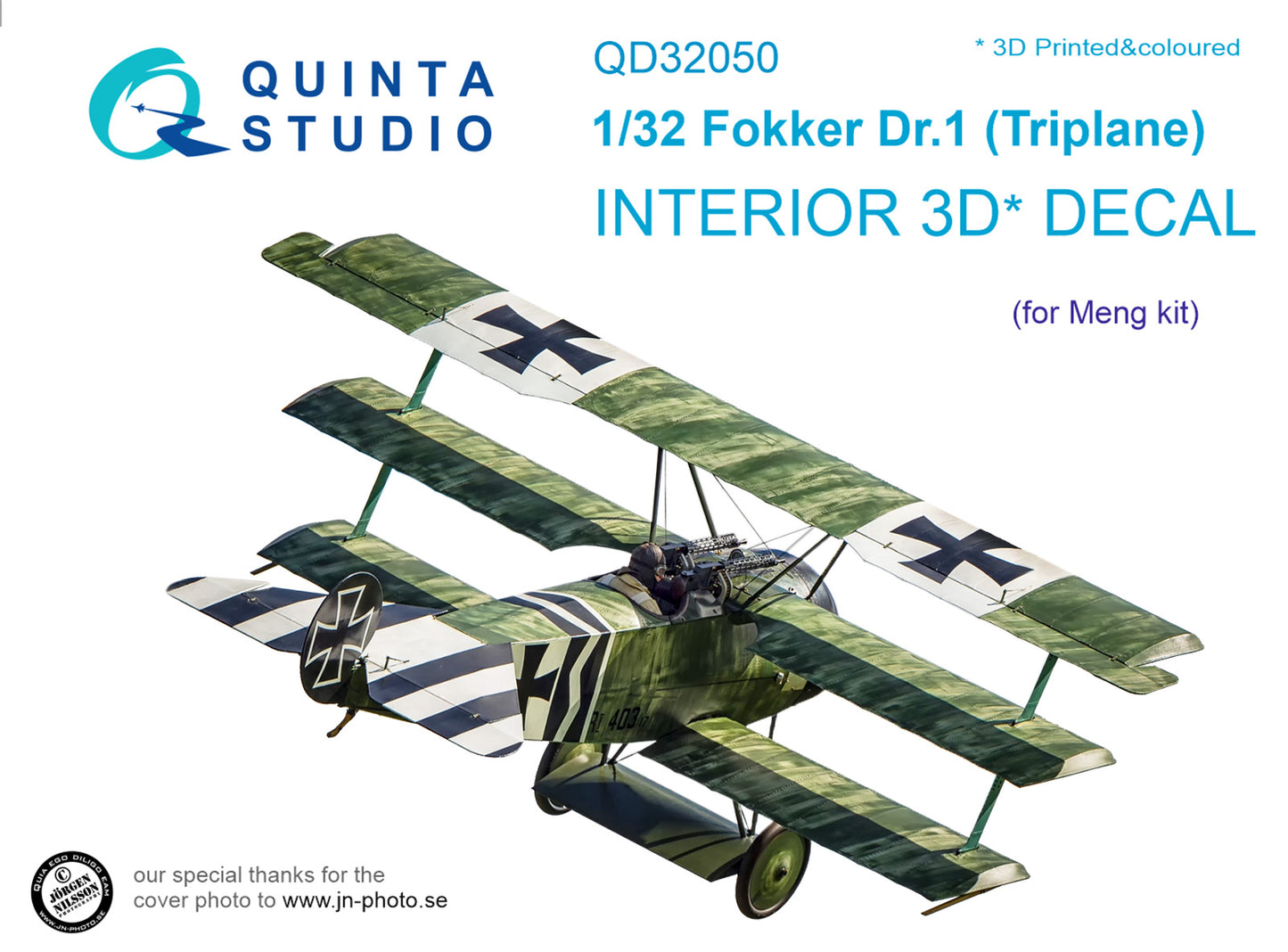 Quinta Studio QD32050 1:32 Fokker Dr.I Triplane