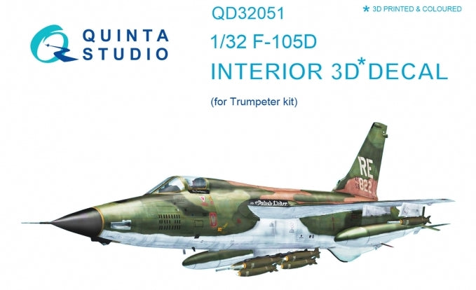 Quinta Studio QD32051 1:32 Republic F-105D Thunderchief