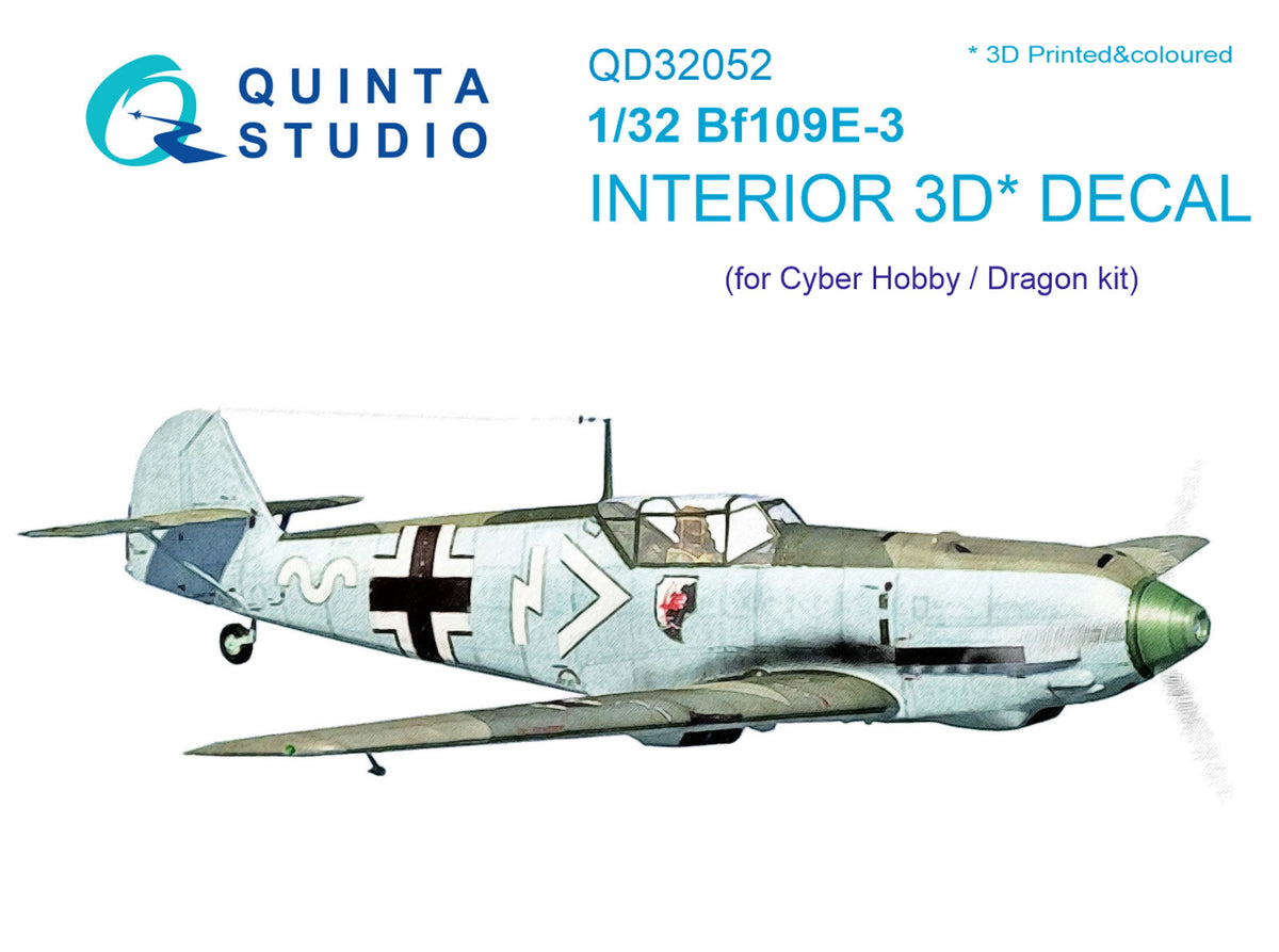 Quinta Studio QD32052 1:32 Messerschmitt Bf-109E-3
