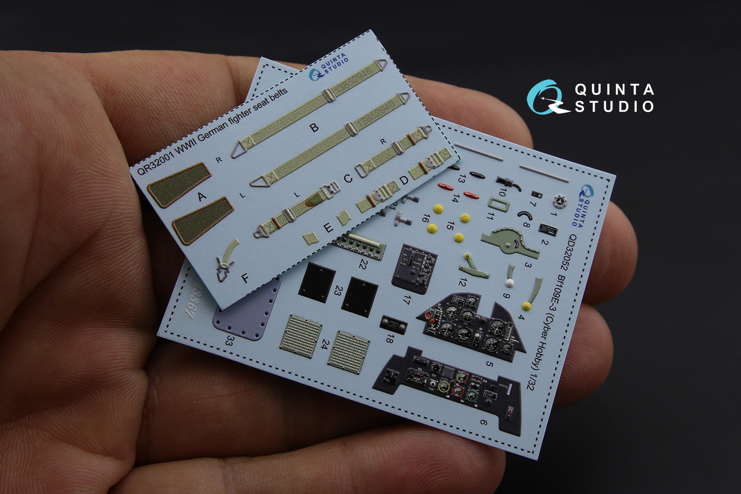 Quinta Studio QD32052 1:32 Messerschmitt Bf-109E-3