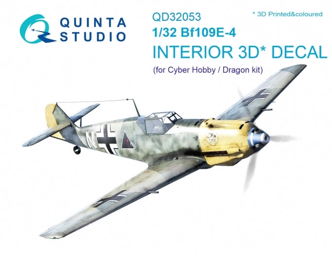 Quinta Studio QD32053 1:32 Messerschmitt Bf-109E-4