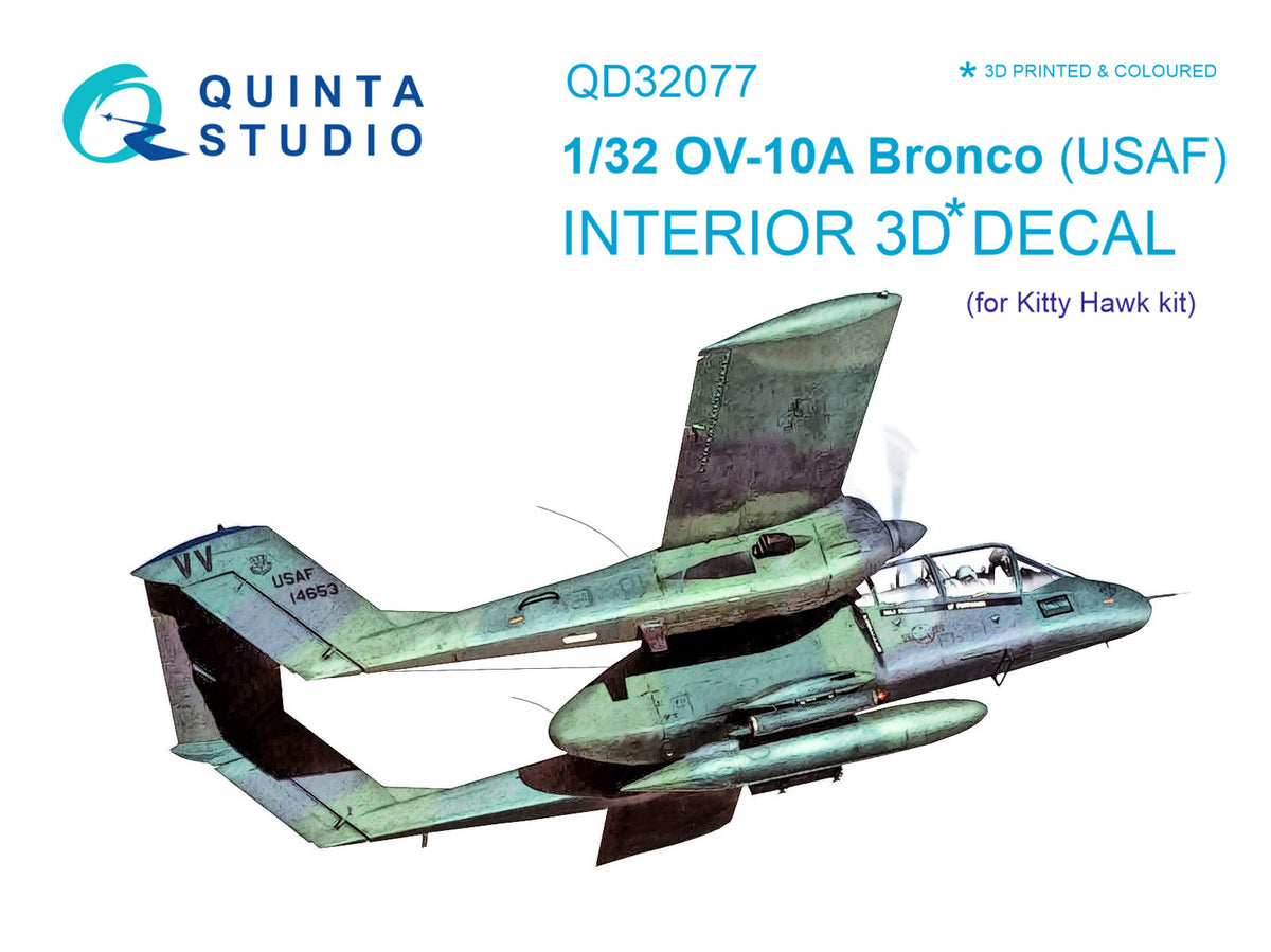 Quinta Studio QD32077 1:32 North-American/Rockwell OV-10D Bronco (USAF version)