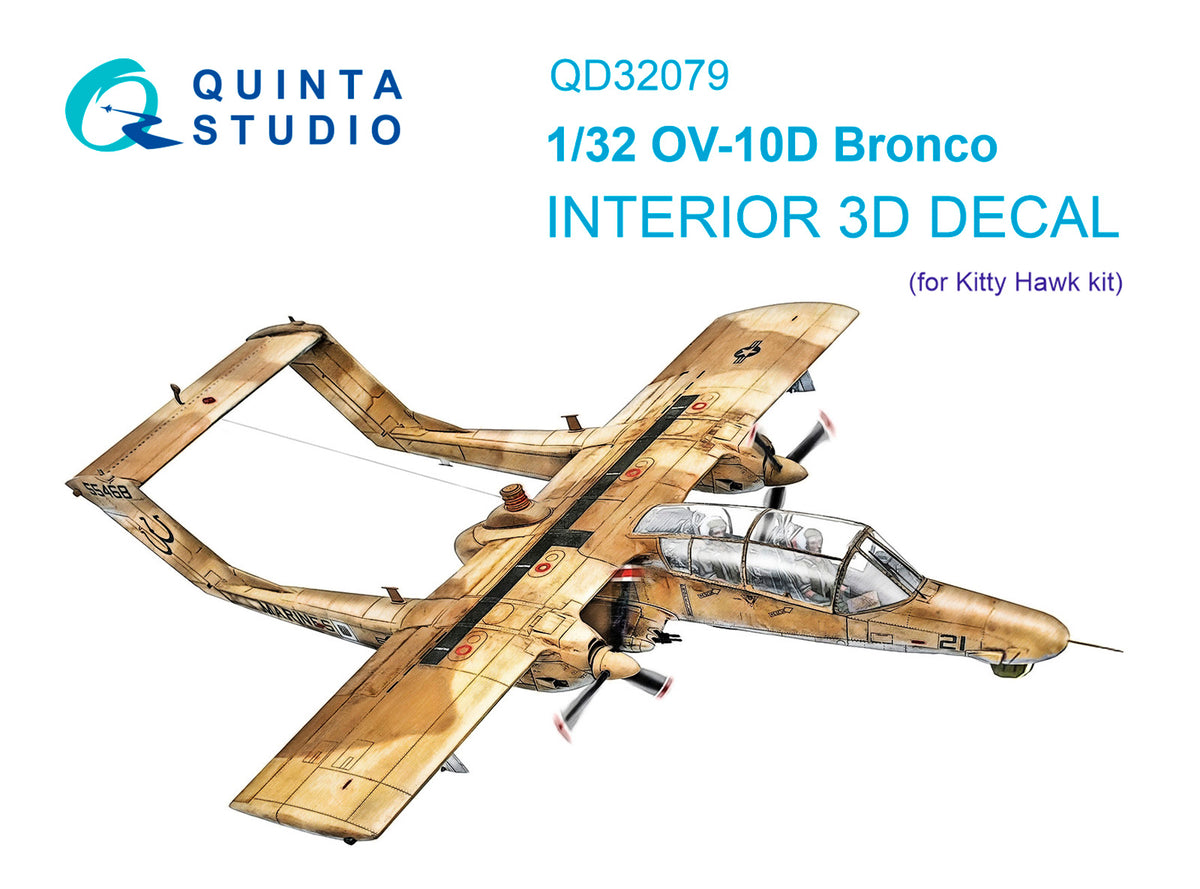 Quinta Studio QD32079 1:32 North-American/Rockwell OV-10D Bronco