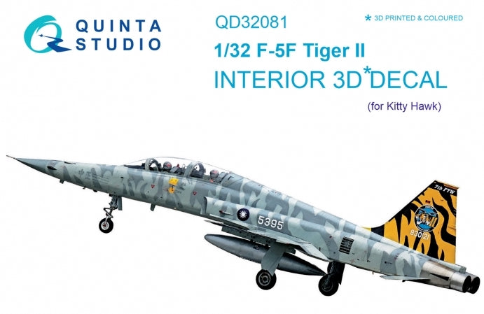 Quinta Studio QD32081 1:32 Northrop F-5F 3D-Printed coloured Interior