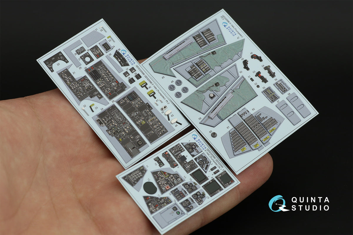 Quinta Studio QD32098 1:32 Grumman F-14A Tomcat (3D-Printed) & coloured Interior