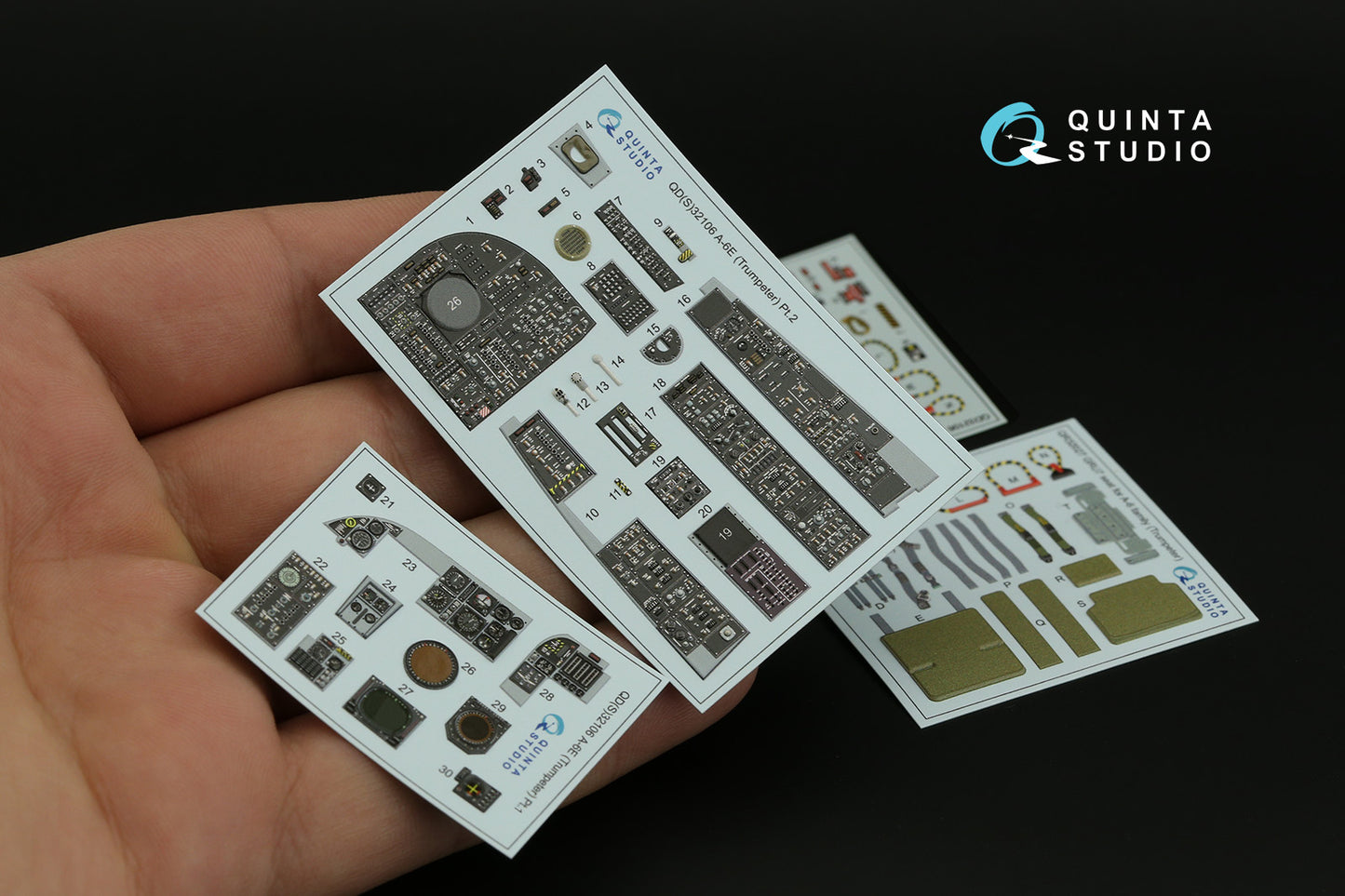 Quinta Studio QD32106 1:32 Grumman A-6E Intruder 3D-Printed coloured Interior