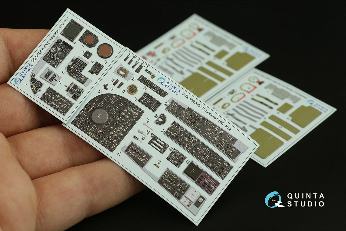 Quinta Studio QD32108 1:32 Grumman A-6A Intruder (3D-Printed) & coloured Interior
