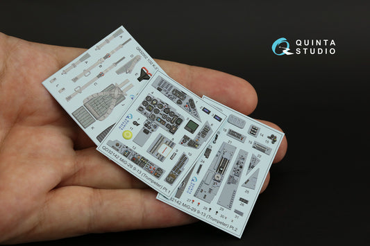 Quinta Studio QD32142 1:32 Mikoyan MiG-29 9-13 Fulcrum C 3D-Printed coloured Interior