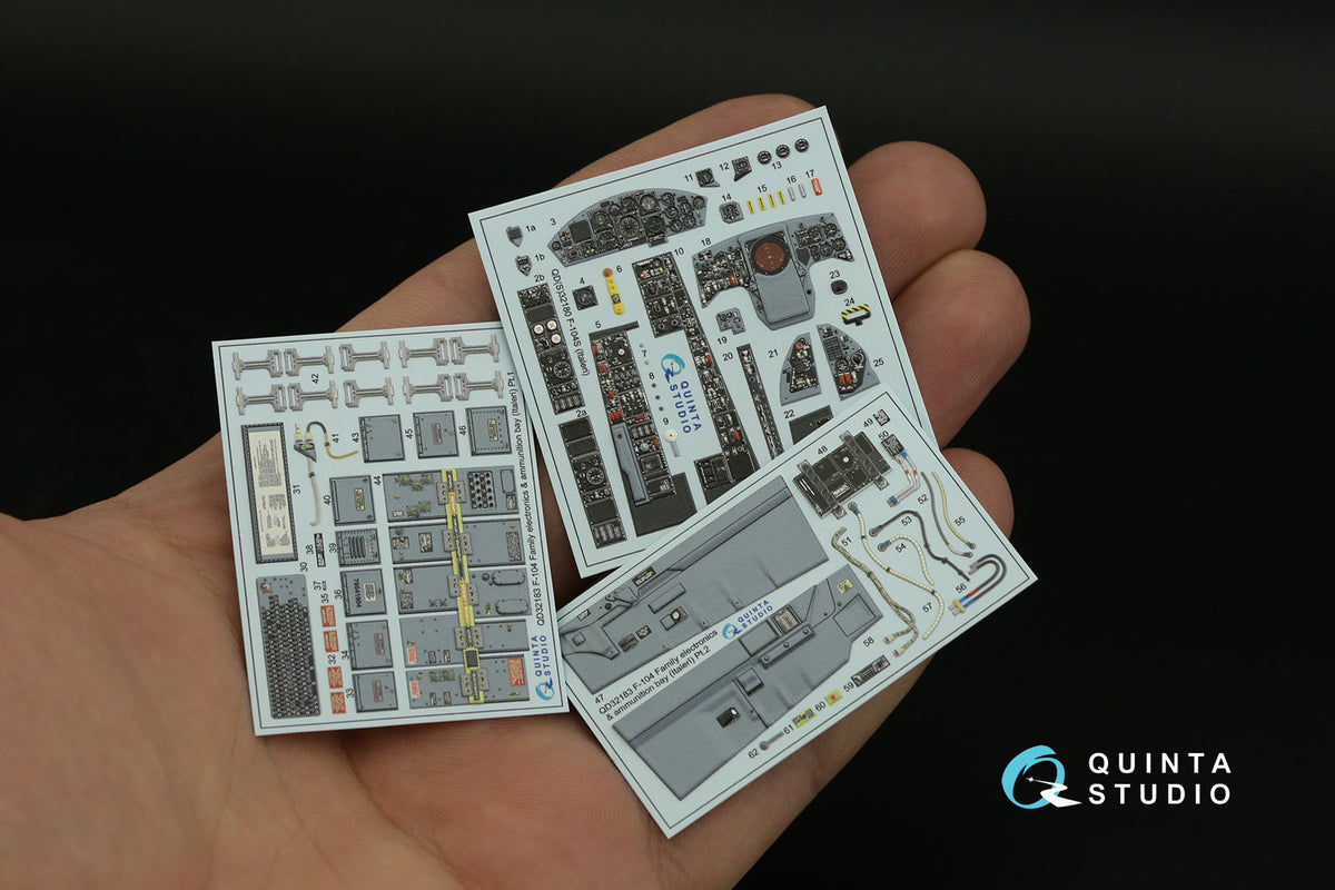 Quinta Studio QD32180 1:32 Lockheed F-104S Starfighter (3D-Printed) & coloured Interior