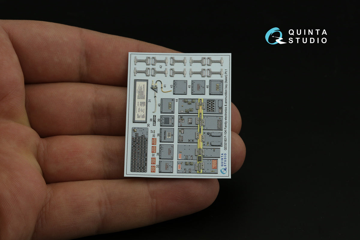 Quinta Studio QD32180 1:32 Lockheed F-104S Starfighter (3D-Printed) & coloured Interior