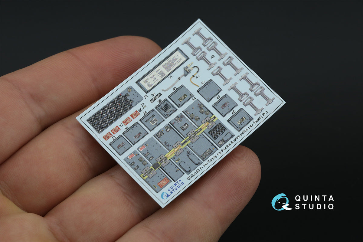 Quinta Studio QD32181 1:32 Lockheed F-104S-ASA Starfighter (3D-Printed) & coloured Interior