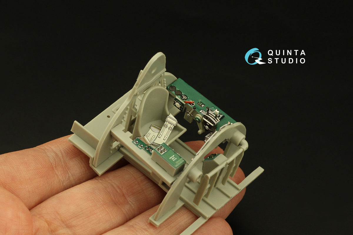 Quinta Studio QD32186 1:32 Grumman F4F-3 Wildcat (3D-Printed) & coloured Interior
