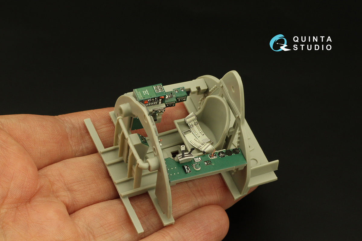 Quinta Studio QD32186 1:32 Grumman F4F-3 Wildcat (3D-Printed) & coloured Interior