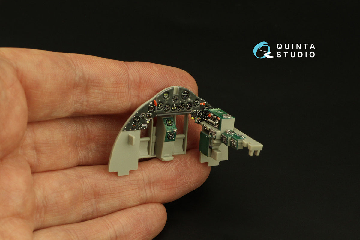 Quinta Studio QD32186 1:32 Grumman F4F-3 Wildcat (3D-Printed) & coloured Interior