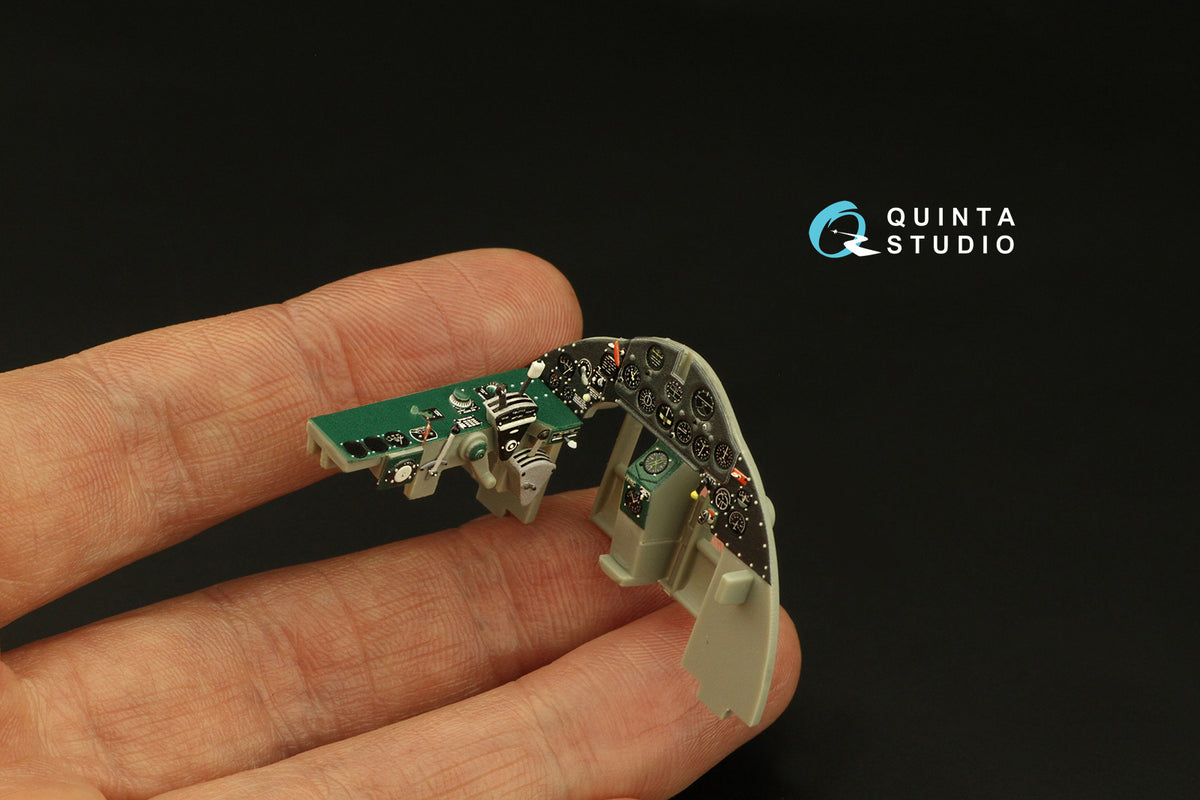 Quinta Studio QD32186 1:32 Grumman F4F-3 Wildcat (3D-Printed) & coloured Interior