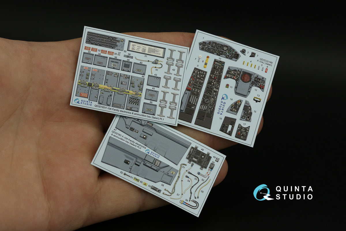 Quinta Studio QD32188 1:32 Lockheed F-104J Starfighter (3D-Printed) & coloured Interior